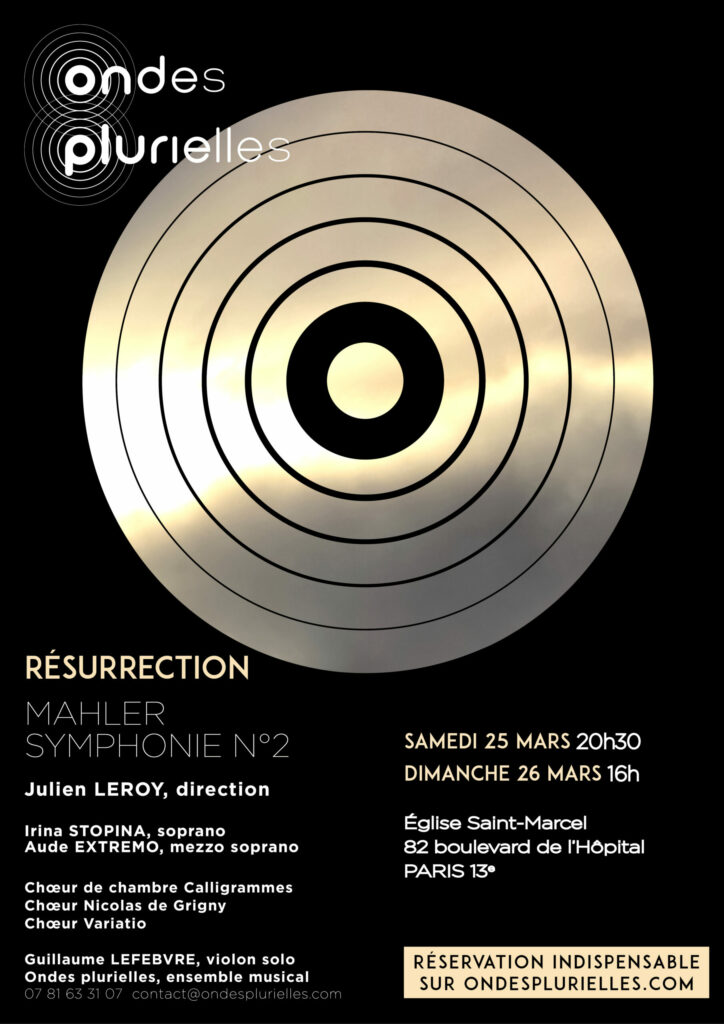 2023-03 Affiche Symphonie no 2 de Mahler